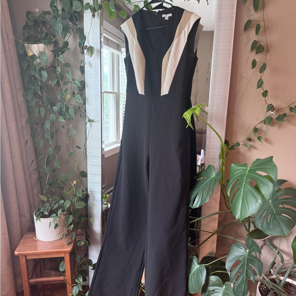 New York & Company Elegant Black Jumpsuit